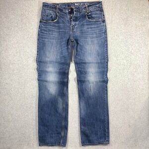 G Star Raw Jeans Mens 38x36 New Radar Low Loose Straight Distressed Whiskered